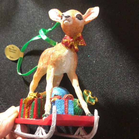 Vintage Danbury Mint-The Baby Animal ornament -Fawn - Picture 3 of 12
